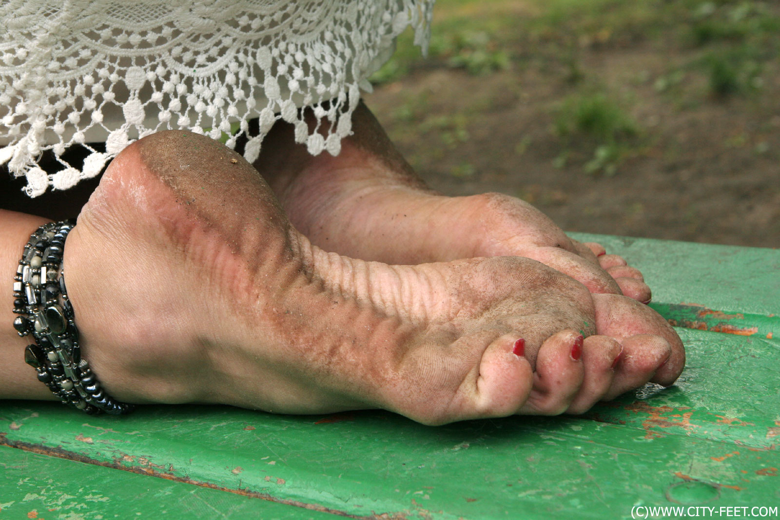 Brazil dirty feet worship